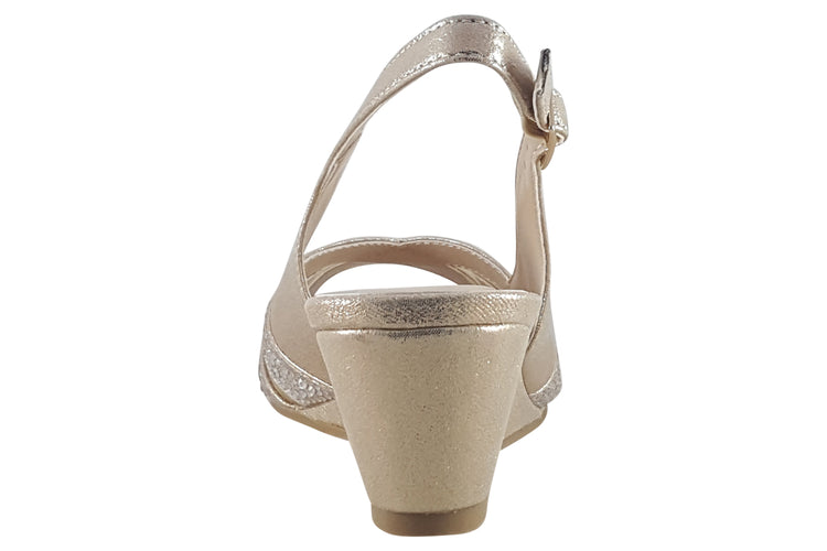 Glamour Minsk Gold Womens Sandals