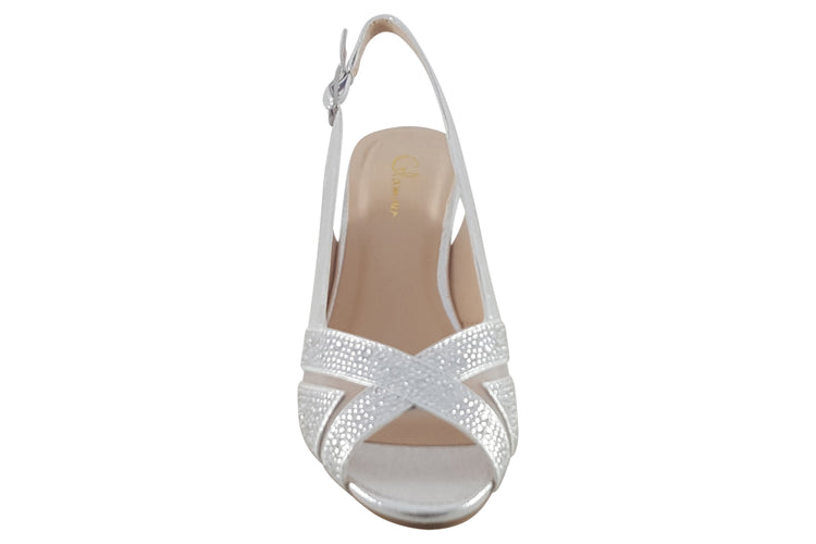 Glamour Minsk Silver Womens Sandals