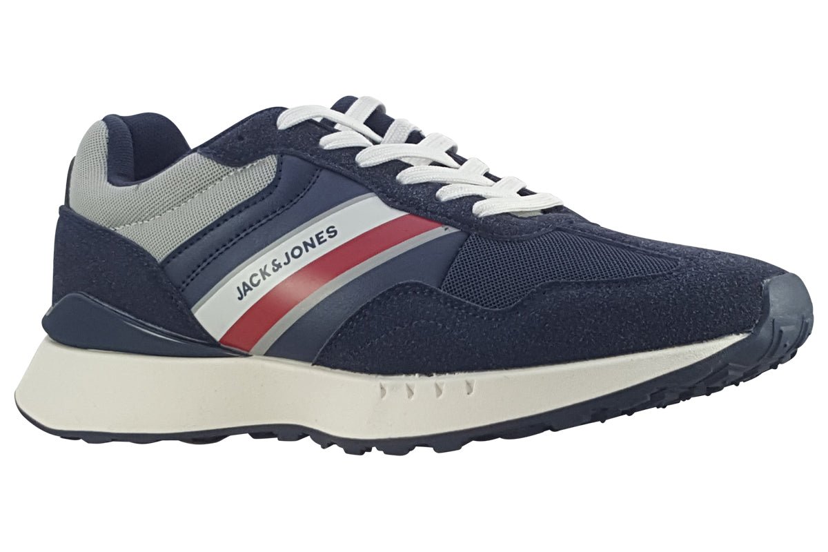 Jack Jones Boston Sneaker 12257991 Navy Blazer/White Mens Trainers
