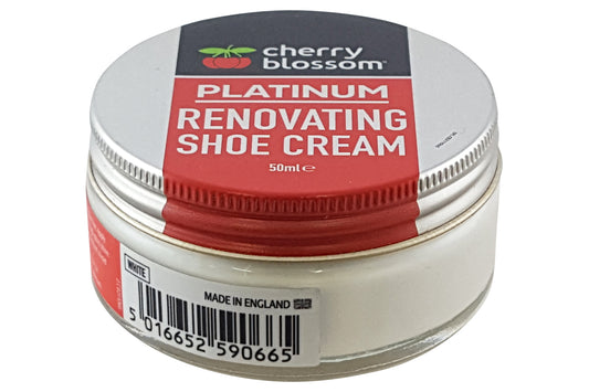 Cherry Blossom Plat Renovating Shoe Cream White