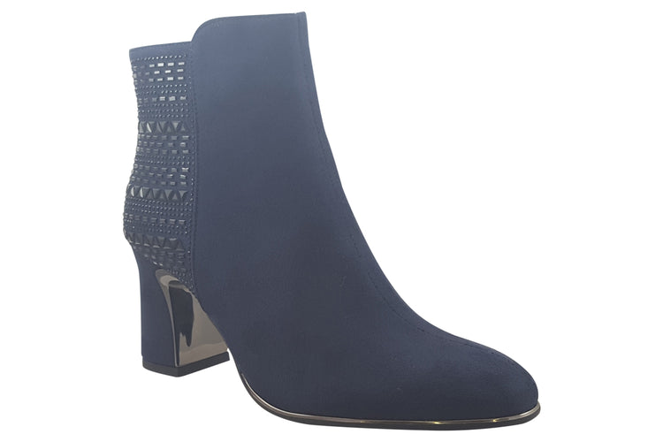 Susst Dazzle 24 Navy Womens Boots