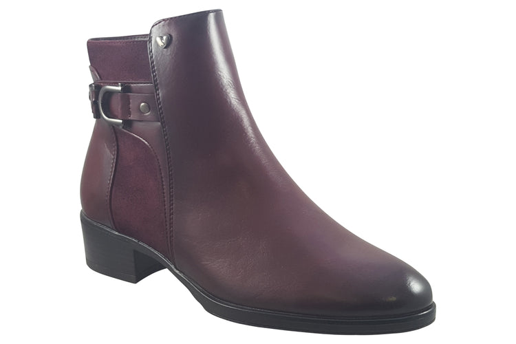 Susst Gemma 24 Burgundy Womens Boots