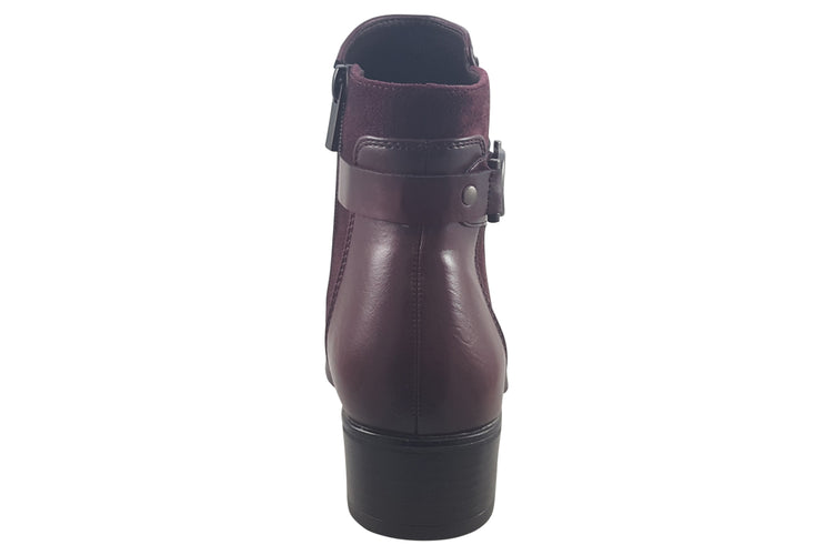 Susst Gemma 24 Burgundy Womens Boots