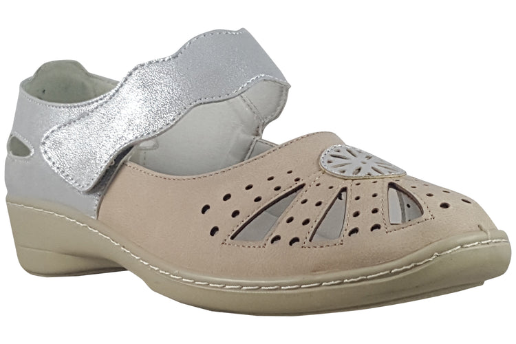 Susst Penny WW1666 Beige Multi Womens Shoes