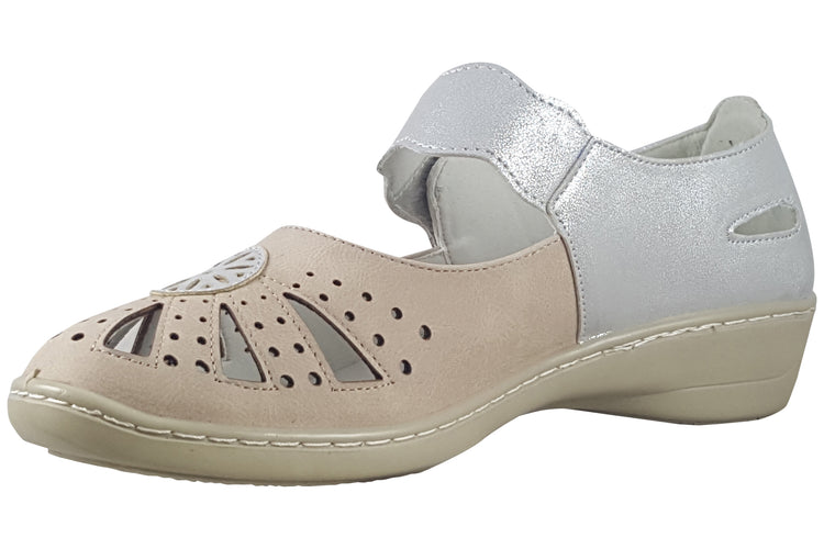 Susst Penny WW1666 Beige Multi Womens Shoes