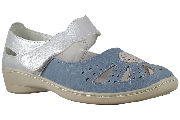 Susst Penny WW1666 Blue Multi Womens Shoes