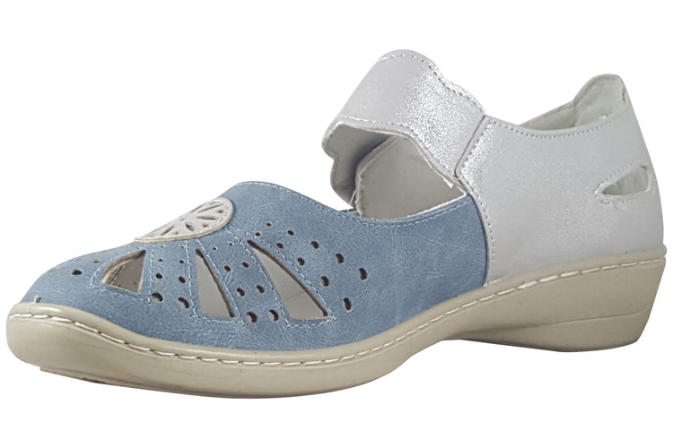 Susst Penny WW1666 Blue Multi Womens Shoes