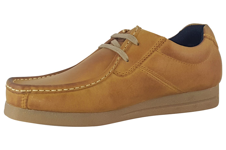 Base London Event Waxy Tan Mens Shoes