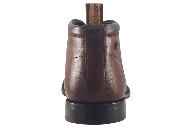Base London Nolan Burnished Tan Mens Boots