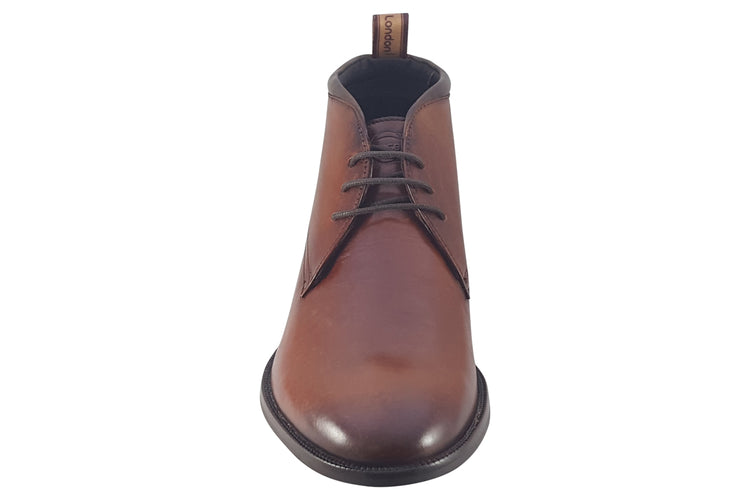 Base London Nolan Burnished Tan Mens Boots