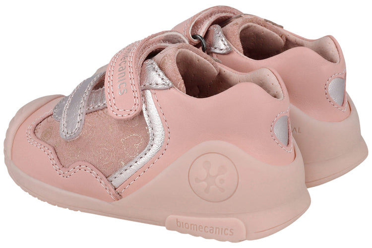 Biomecanics Kaia 251103A Pink Silver Girls First Shoes