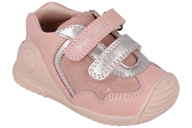 Biomecanics Kaia 251103A Pink Silver Girls First Shoes