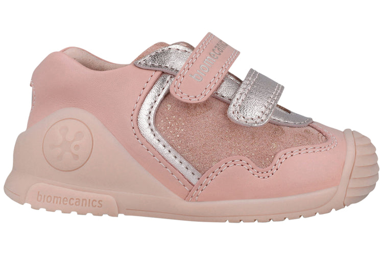 Biomecanics Kaia 251103A Pink Silver Girls First Shoes