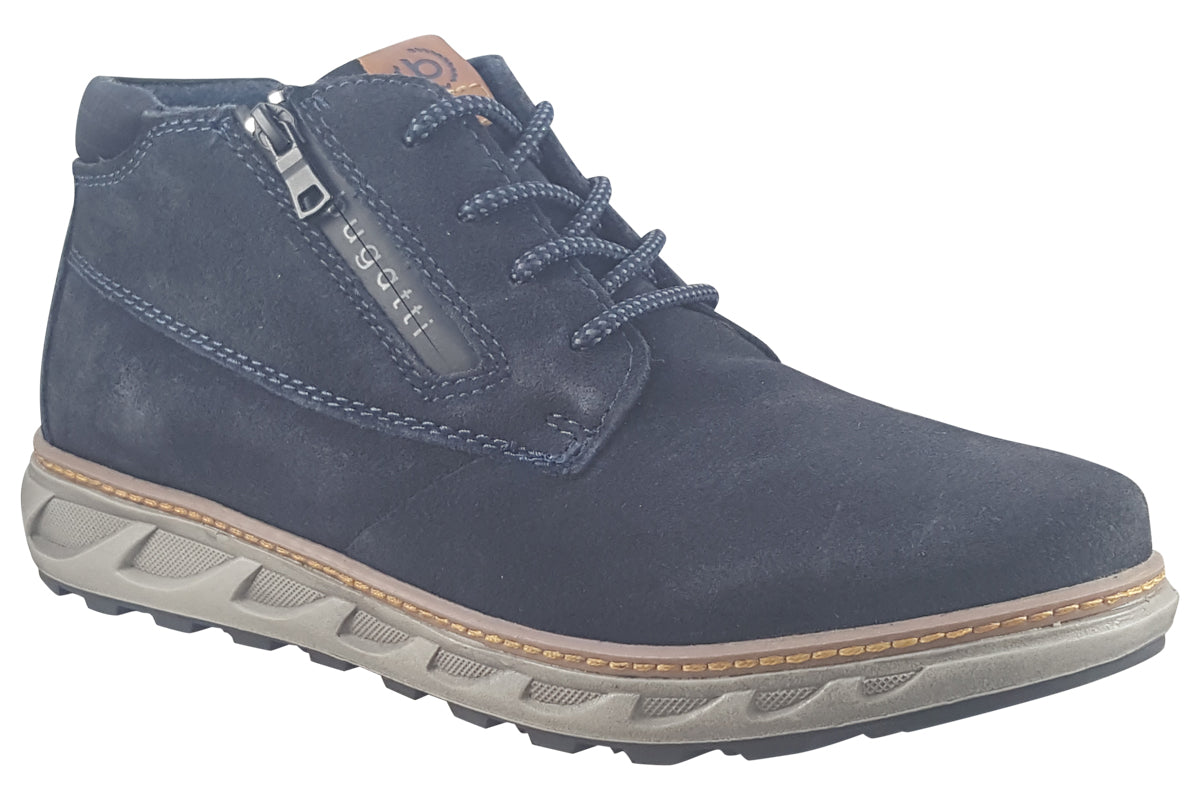 Bugatti Ibrahim 321AP730 Navy Mens Boots – McConnell Shoes