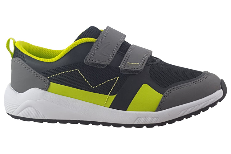 Clarks Aeon Dash O Grey Combi Boys Sports
