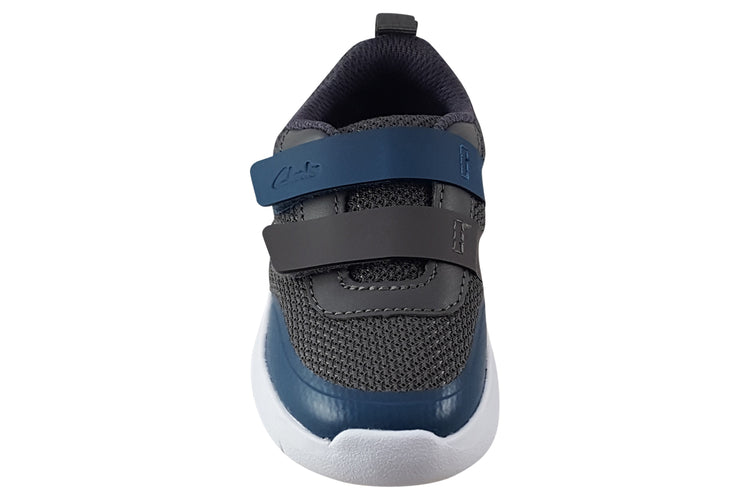 Clarks Ath Tone T Blue Combi Boys Sports
