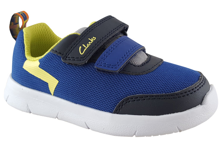 Clarks Ath Yell T Blue Combi Boys Sports