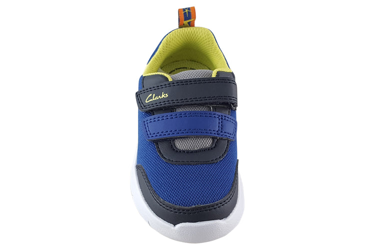 Clarks Ath Yell T Blue Combi Boys Sports