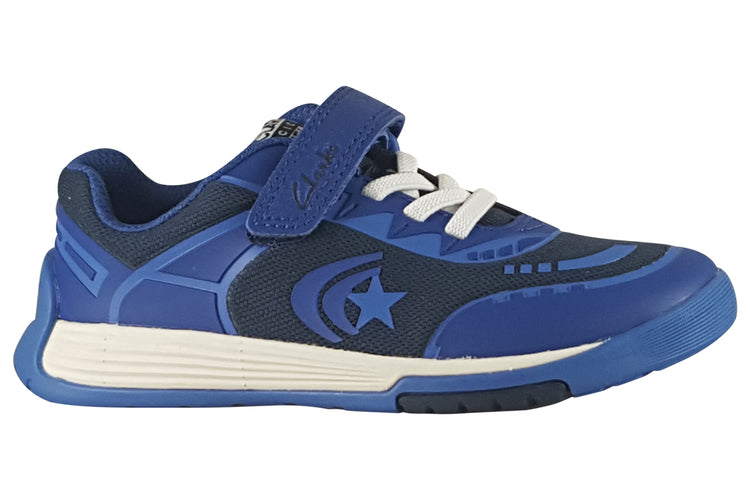 Clarks CicaStarFlexK Blue Combi Boys Sports
