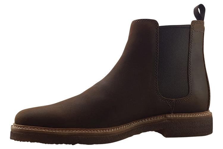 Clarks Clarkdale Easy Beeswax Leather Mens Boots