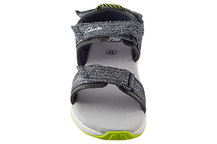 Clarks Expo Sea K Grey Combi Boys Sandals