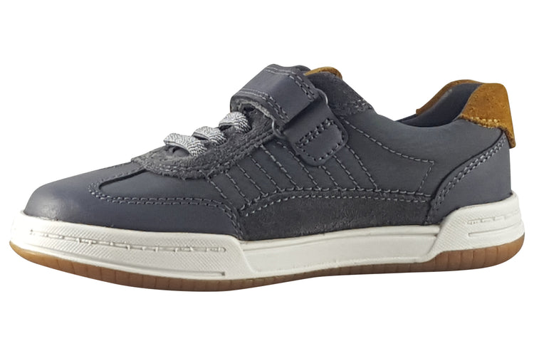 Clarks Fawn Family K Grey Boys Shoes