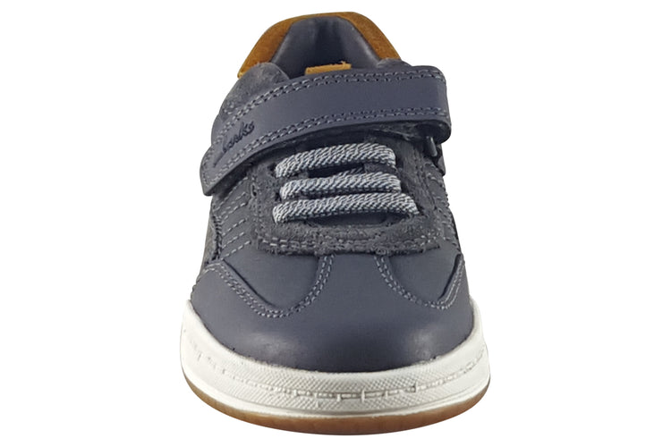 Clarks Fawn Family K Grey Boys Shoes