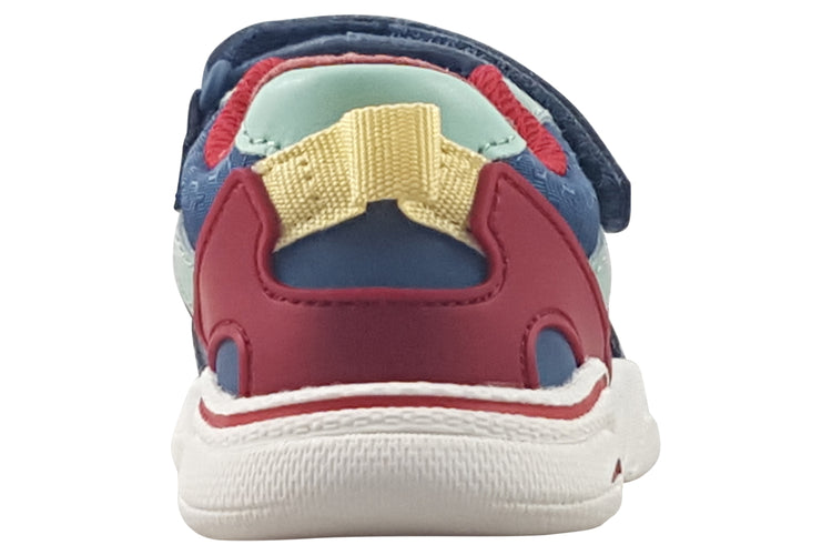 Clarks FeatherPace T Blue/Green Boys Sports