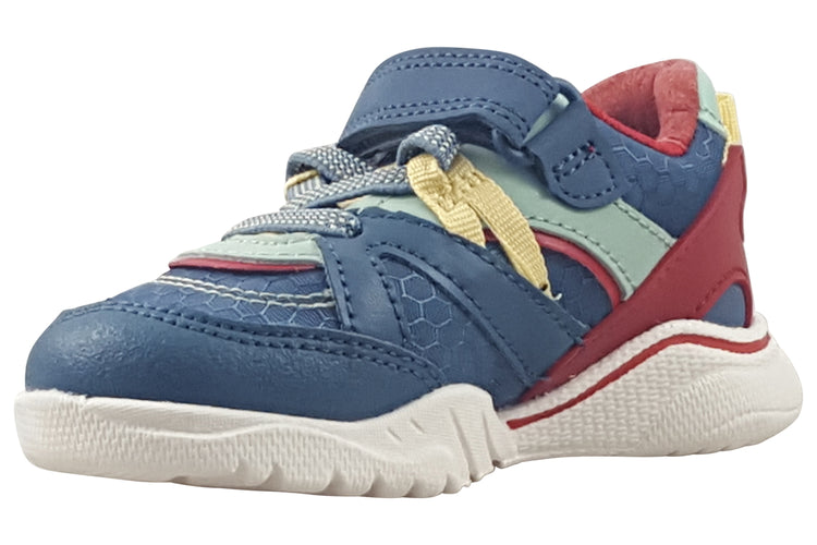 Clarks FeatherPace T Blue/Green Boys Sports