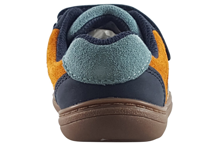 Clarks Flash Den K Navy Combi Boys Shoes