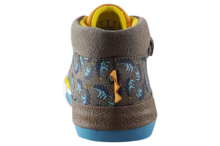 Clarks Foxing Roar Hi K Sage Combi Boys Canvas