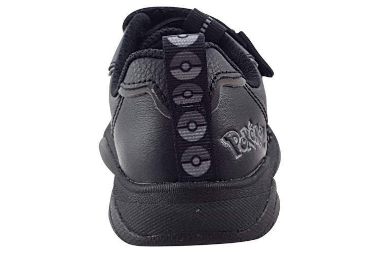 Clarks Grip Trade K Black Leather Boys School Shoes