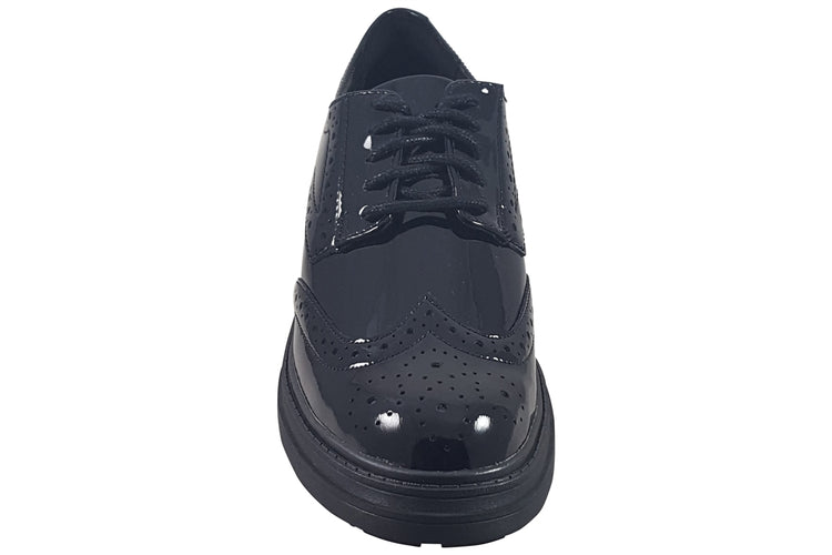 Clarks Orinoco3 Derby Black Patent Womens Shoes