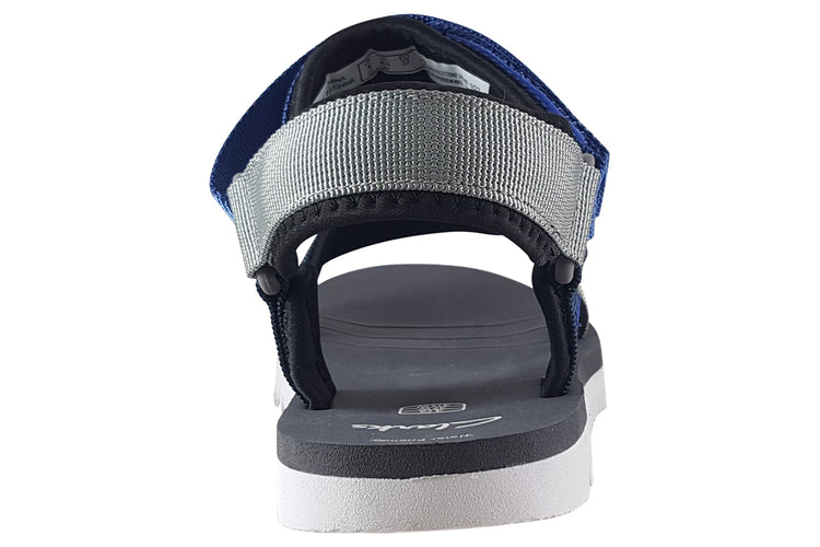 Clarks Peak Web O Blue Combi Boys Sandals