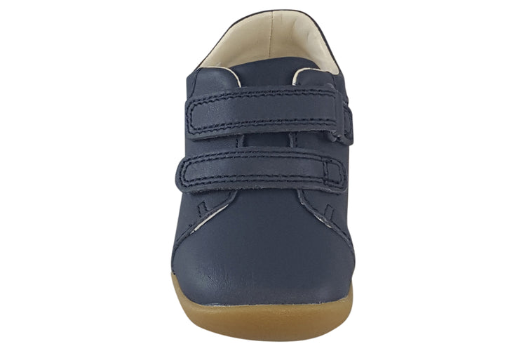Clarks Roamer Craft T Navy Leather Boys First Shoes