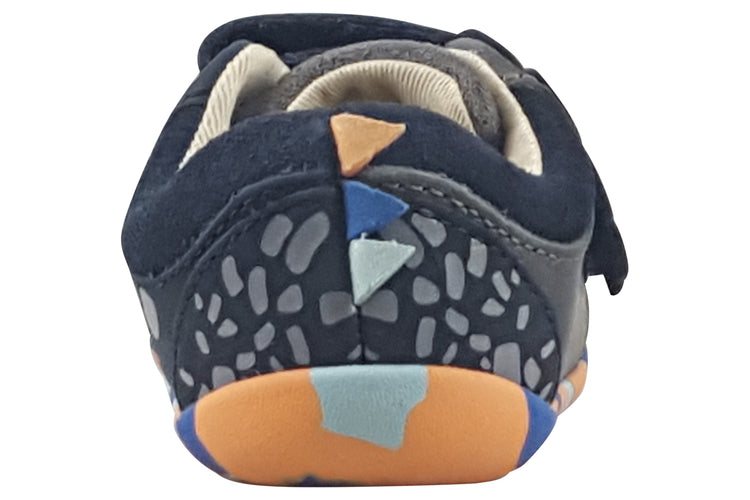 Clarks Roamer Tri T Grey/Blue Boys First Shoes