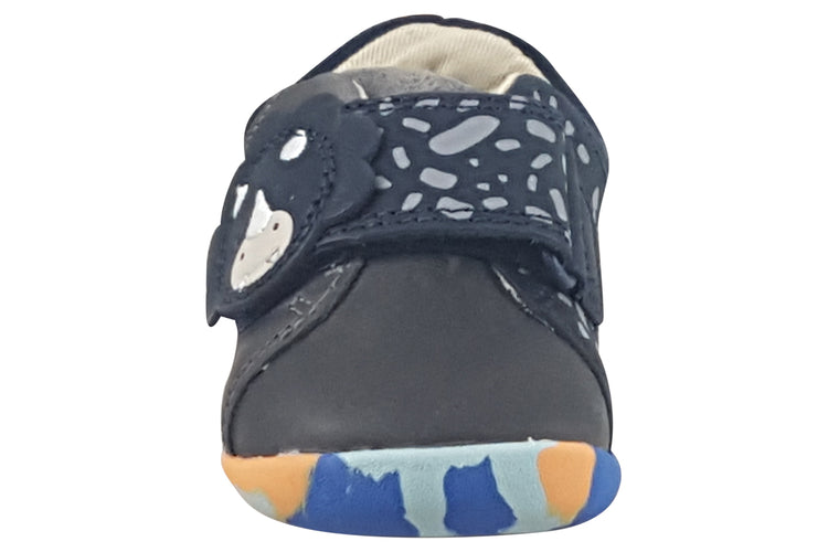 Clarks Roamer Tri T Grey/Blue Boys First Shoes