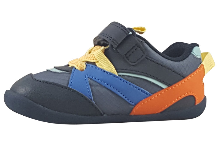 Clarks RoamerSportT Grey Combi Boys First Shoes