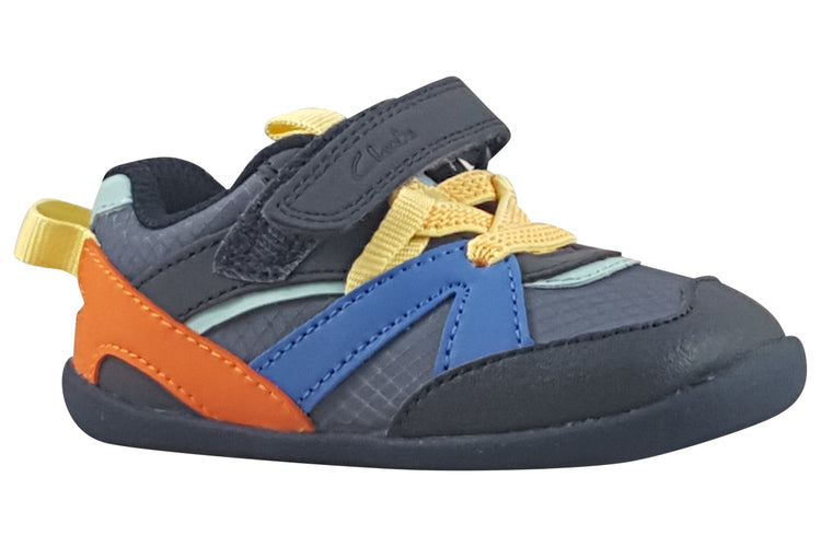 Clarks RoamerSportT Grey Combi Boys First Shoes