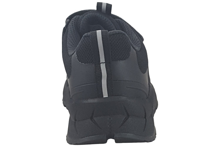 Clarks Selva Edge K Black Boys Sports