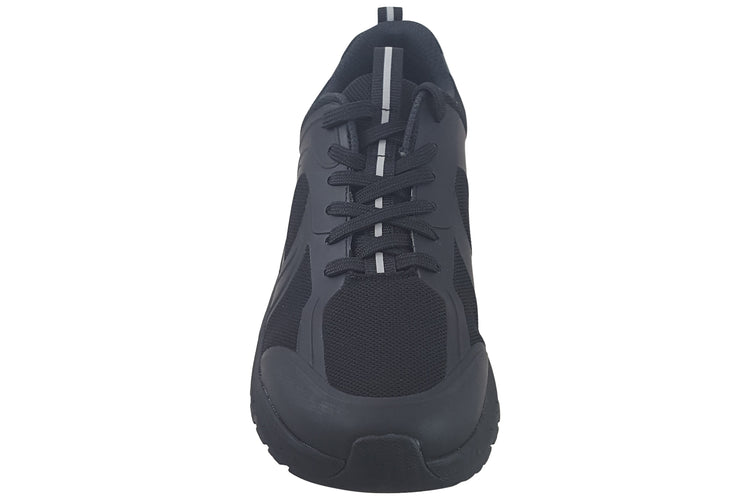 Clarks Selva Edge Y Black Boys Sports