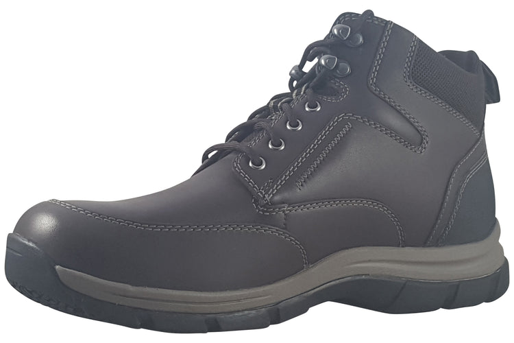 Clarks Spypath Hi GTX Dark Brown Lea Mens Shoes