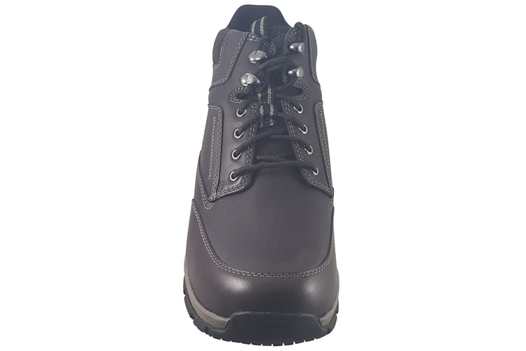 Clarks Spypath Hi GTX Dark Brown Lea Mens Shoes