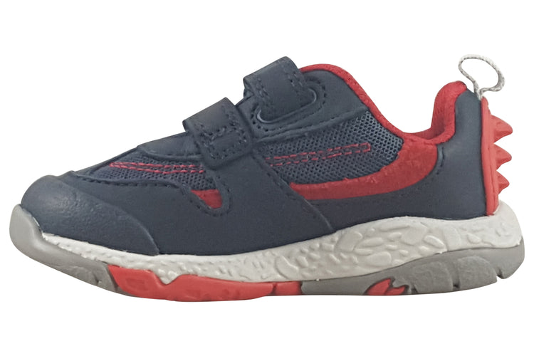 Clarks Steggy Tail T Navy Boys First Shoes