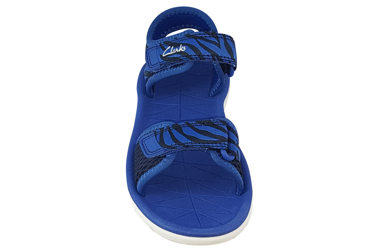 Clarks Surfing Tide K Navy Combi Boys Sandals