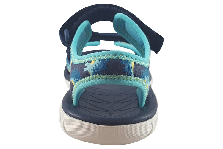 Clarks Surfing Tide K Navy Boys Sandals