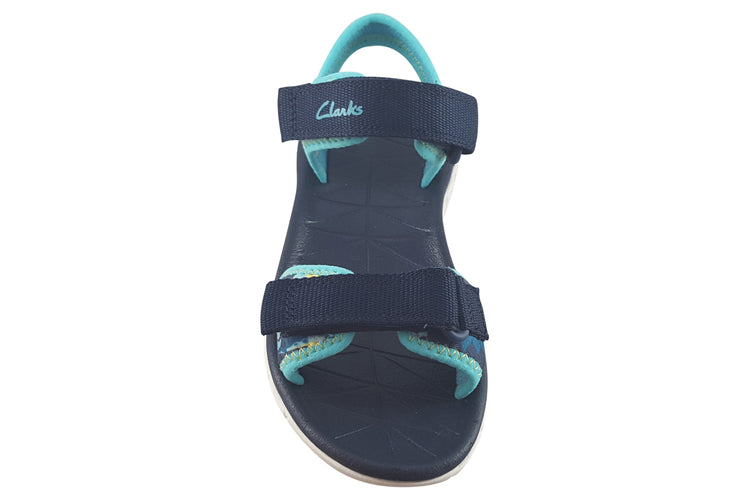 Clarks Surfing Tide K Navy Boys Sandals