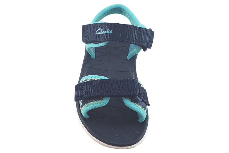 Clarks Surfing Tide T Navy Boys Sandals