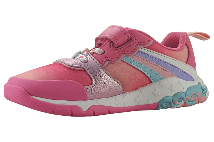 Clarks Tidal Star K. Bright Pink Com Girls Sports