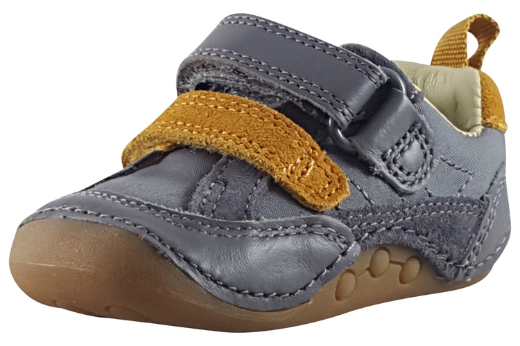 Clarks Tiny Fawn T Grey Boys First Shoes